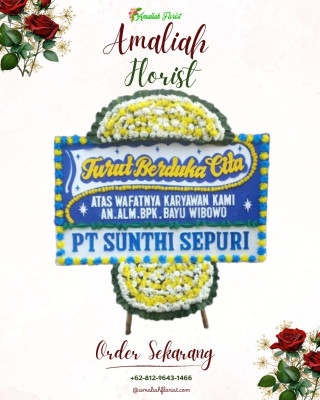 Papan Bunga Duka di Rumpin
