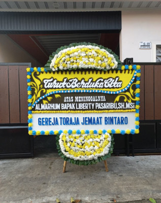 Papan Bunga Duka di Rumpin
