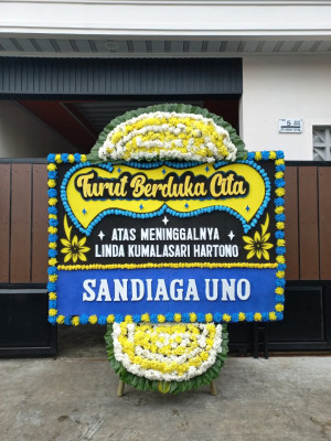 Papan Bunga Duka di Rumpin